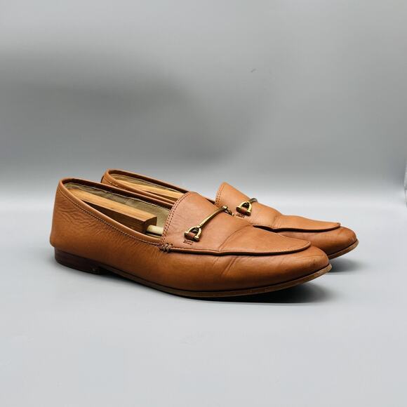 Sam Edelman Shoes Womens 10 Brown Leather Horsebit Loafers Slip On Casual Dress - Picture 2 of 11